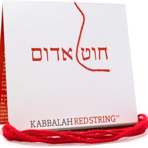 Kabbalah Red String Bracelet Wool Cord 60 Inch Evil Eye Protection Prayer - Picture 1 of 8
